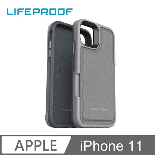LIFEPROOF iPhone 11 卡套式防摔保護殼-FLIP(灰)