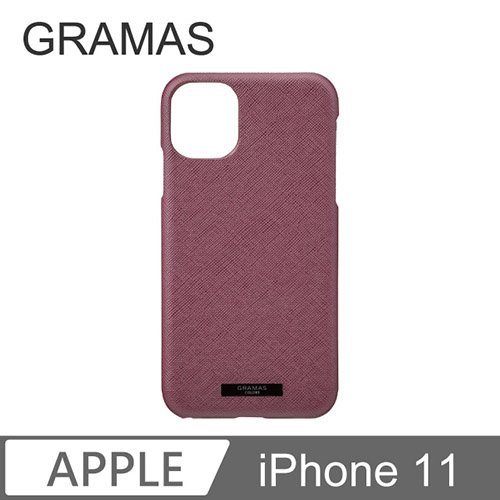 GRAMAS iPhone 11 職匠工藝 背蓋式手機殼- EURO (酒紅)