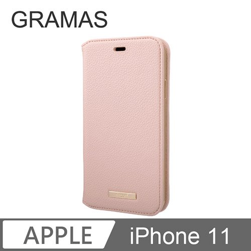 GRAMAS iPhone 11 時尚工藝 掀蓋式皮套- Shrink (粉)