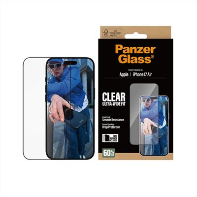 PanzerGlass iPhone Air 6.6吋 Screen Protector 2.5D 耐衝擊鋼化玻璃保貼
