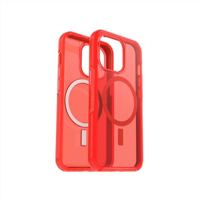 OtterBox iPhone 13 Pro Symmetry Plus 炫彩透明⁺保護殼-透紅