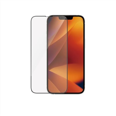 PanzerGlass iPhone 14 / 13 / 13 Pro / 16e 2.5D耐衝擊高透鋼化玻璃保護貼-黑