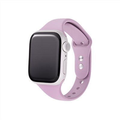 Gramas Apple Watch 38/40/41/42mm 矽膠雙扣錶帶-紫色