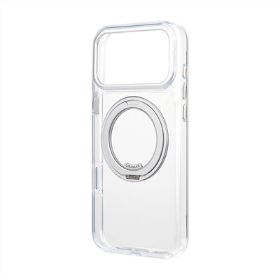 Gramas iPhone 17 Pro Max 6.9吋 Mag-O 360旋轉支架磁吸殼(透)
